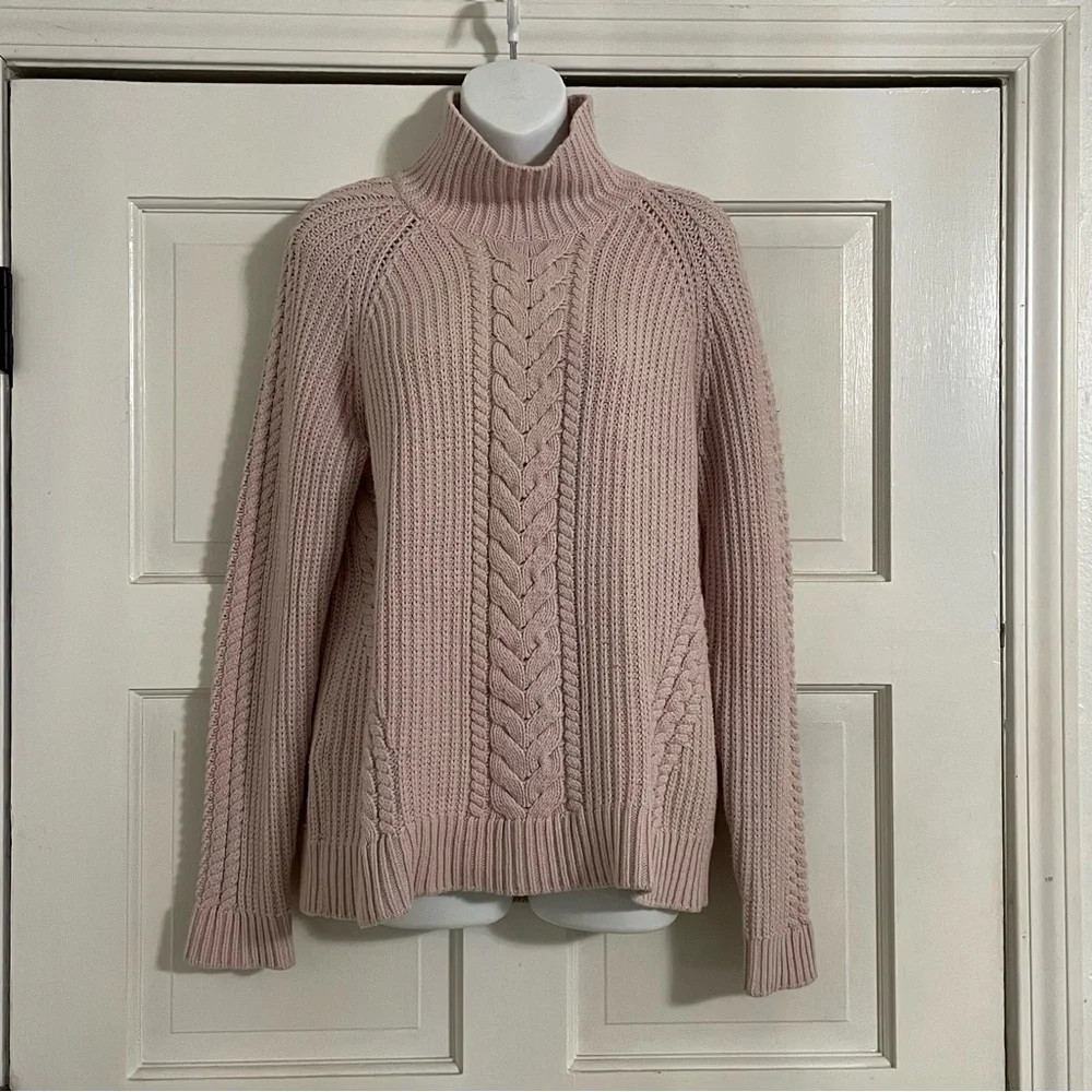 Lululemon Bring the‎ Cozy Turtleneck Sweater Pink